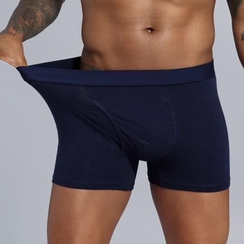 Mens underwear boxers Cotton Loose European Size Boxers boxer homme Boxer Underwear Underpants Men calzoncillo hombre