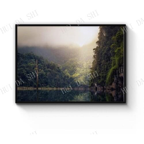 Calming Lake Landscape Photograph Wall Art Print Poster or Canvas Artwork