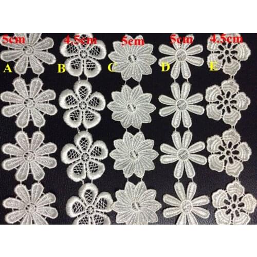 4.5cm/5cm high quality exquisite water soluble tiny flower embroidery lace trim,XERY140514A
