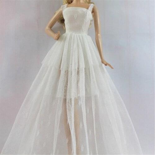 WOADA Fashion Design Princess Wedding Dress Noble Party Gown For Doll Outfit Best Gift For Girl' Doll Doll Clothes For