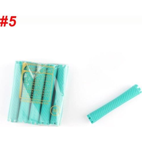 3 Packs/set 15mm Hair Perm Rods with Rubber Bands Kit Cold Permanent Bar Plastic Curlers Rollers Set Wave Fluffy Corn Hair 1507