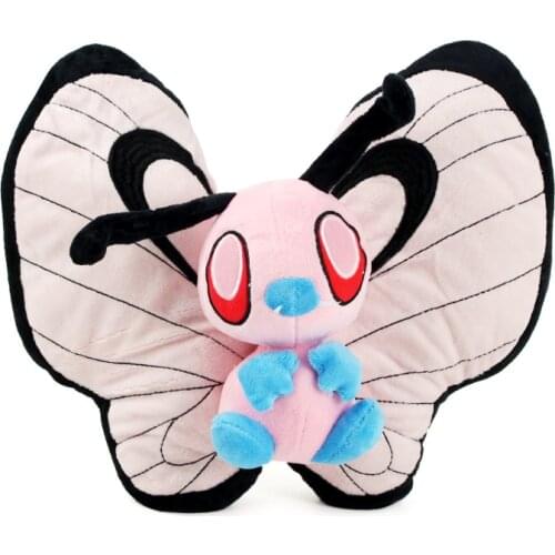 30cm Pokemon Pink Shiny Butterfree Plush Toy Soft Stuffed Animal Doll Gifts For Children