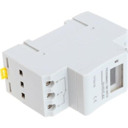 AC 220V 16A Digital LCD 7-Day Programmable Timer Time Relay Switch