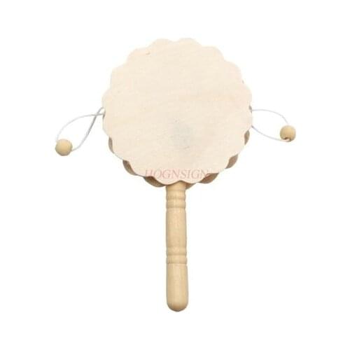 White Billow Rattle Kindergarten Children Handmade Art Material Painting Iti Mold Painting