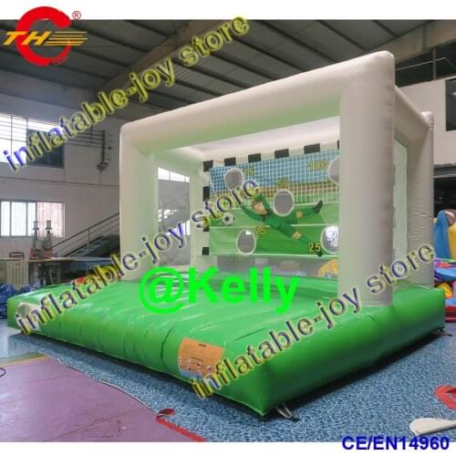 Free air shipping inflatable football toss game, inflatable football toss goal, inflatable soccer goal, football shooting games