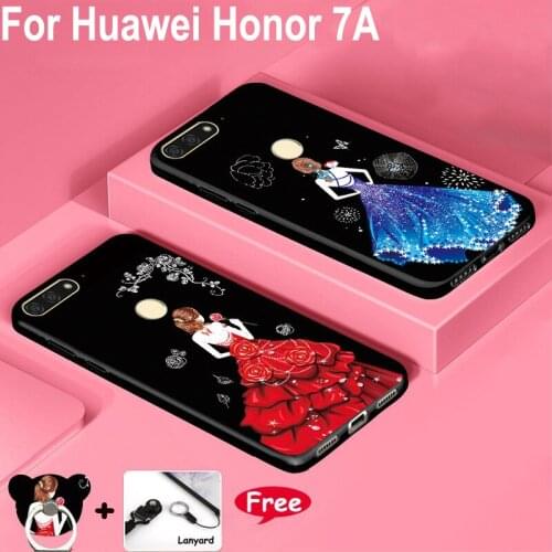 Phone Cases For Huawei Honor 7A AUM-AL20 Case soft Silicone Cover bag funda For Honor 7 A bag case honor7a phone cases shell