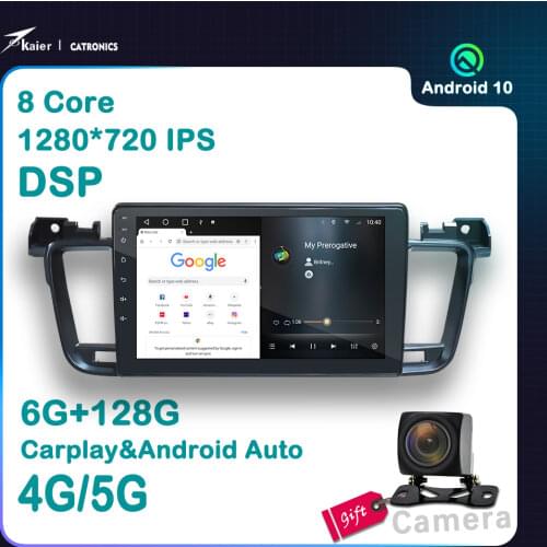 Android 10 DSP OCTA CORE Car DVD Stereo For Peugeot 508 2011-2018 MP5 Infotainment Radio Multimedia Video Player Navigation GPS