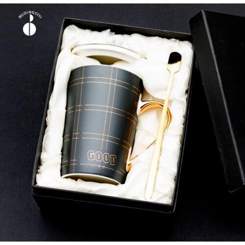 Nordic style creative ceramic water cup large capacity home mug personality trend male and female students coffee cup