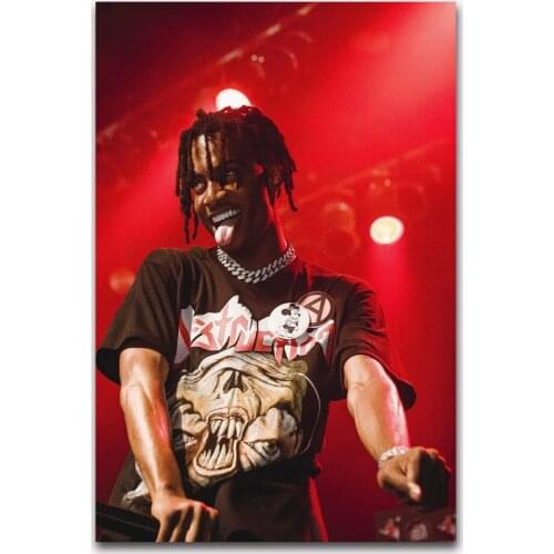 Hot New Playboi Carti Custom Rapper Music-Silk Art Poster Wall Sticker Decoration Gift