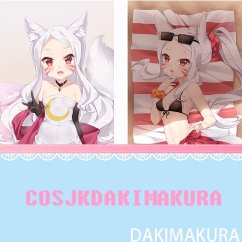 Hot The Helpful Fox Senko-san Shiro Anime Game Female Dakimakura Body Hugging Pillow Cover Otaku Pillow Case High Quality Gifts