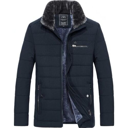 2020 Men Winter Jacket Parkas High Quality Cotton Padded Wadded Thick Warm Outerwear Casual Coats Men jaquetas masculina inverno