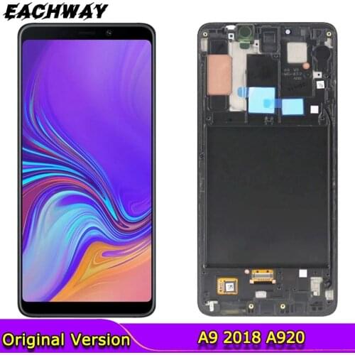 OLED 6.2'' LCD For Samsung Galaxy A9 2018 A920 A920F SM-A920F/DS LCD Display Touch Screen Digitizer Assembly Replacem OLED