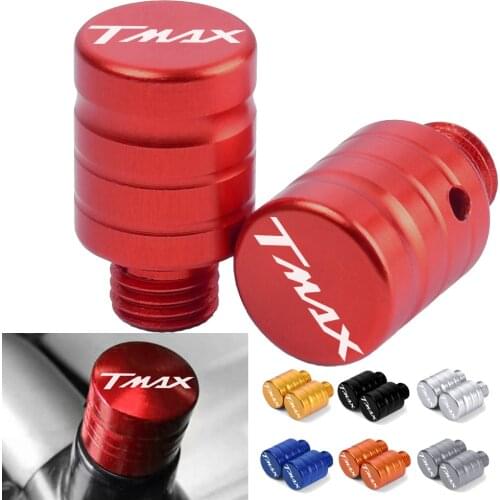 2Pcs M10x1.25 Motorcycle Mirror Hole CNC Aluminum Blanking Plugs Screws For YAMAHA T-Max 500 TMax 530 Tmax 560 TMAX 500 560 530