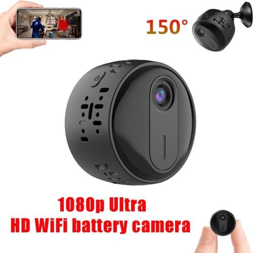 2MP 1080P HD Wifi Camera Smart Home Security Surveillance Remote Viewing Night Vision Portable Hidden Outdoor Mini Camcorder