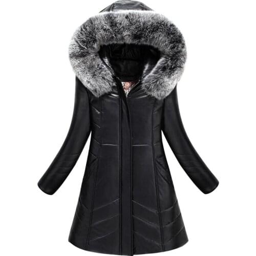 Ptmideer Women's Leather Down Jackets China
