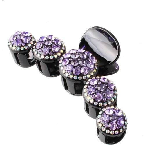 Crystal Claw Clip Barrette Crab Women Rhinestone Hair Claws Bath Clip Ponytail Clip For Ladies Girls Hair Accessories Gift