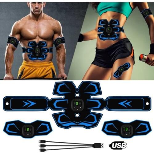 ABS Abdominal Muscle Trainer Electric Press Stimulator Slimming Fitness EMS Exercise Machine Home Gym Fitness Equipment Training