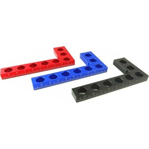 90Degree Right Angle Ruler Line L Square Block Metric Inch Positioning Height Gauge Woodworking Measuring Tool L-Square Holder