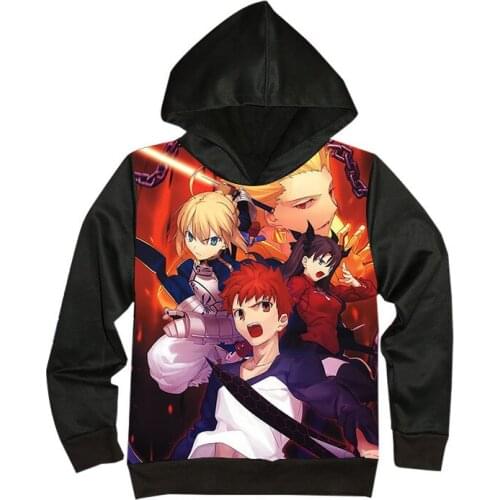 Spring&Autumn Fate/Grand order unisex Hoodies Sweatshirts cartoon Hoodies Sweatshirts （Asian Size