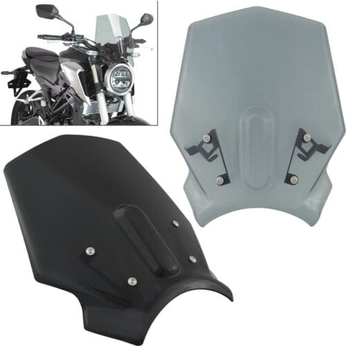 Windscreen Windshield Fly Screen Shield Wind Deflector Visor w/ Holder For HONDA CB 150 250 R 150R 250R CB150R CB250R 2018-2020