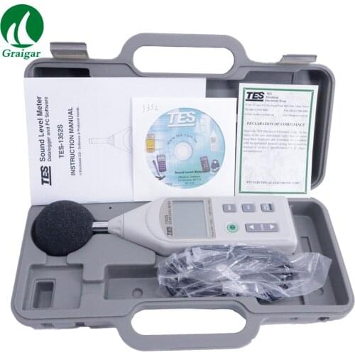 High Precision TES-1352S Portable Digital Sound Level Meter TES 1352S