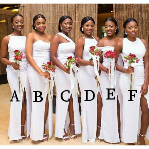 South African Bridesmaid Dresses Black Girls Summer Country Garden Wedding Party Guest Maid of Honor Gowns Plus Size Custom Made