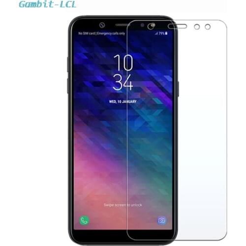 For Samsung Galaxy A6+ 2018 6" Tempered Glass Protective For A6 Plus SM-A605FN/DS A605F A605 Jean Screen Protector Glass Film