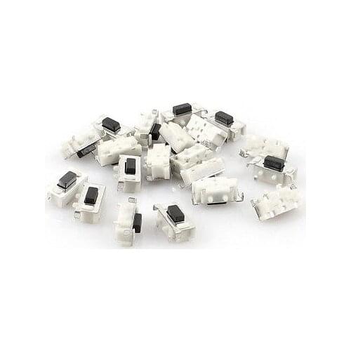 100 Pcs 6mm x 3.5mm SPST 2 Pins Momentary Push Button SMD SMT Tactile Tact Switch