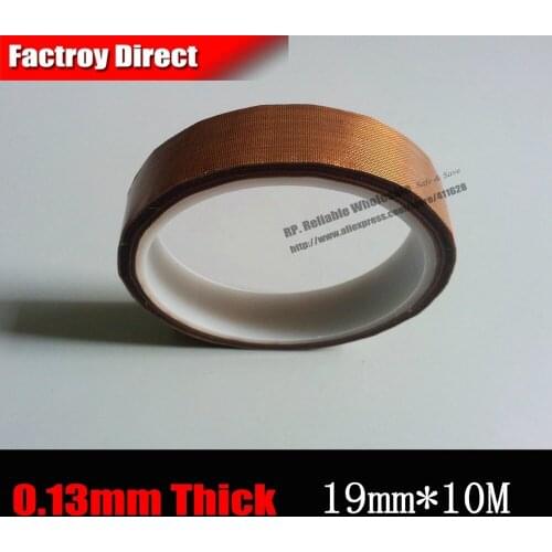 19mm*10M*0.13mm thick) PTFE High Temperature Resist PTFE Tape Insulating Soldering Cloth Hot Seal Pads Gasket