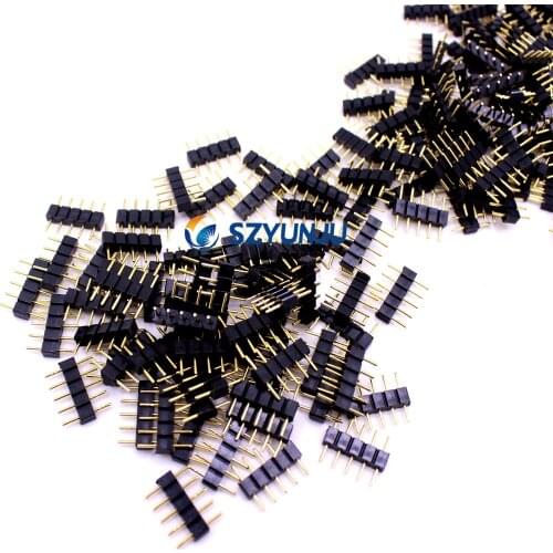 4pin RGB / 5pin RGBW Plug Male Connector For RGB/RGBW Female connector 5050 LED Strip RGB Single Color led lighting