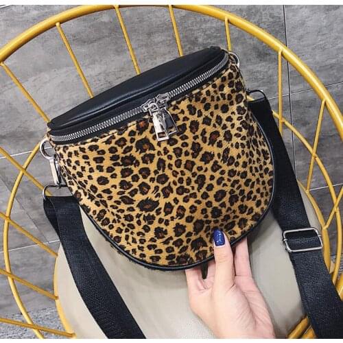 AIMIYOUNG Women Bucket Shoulder Bags Leopard Crossbody Bags For Women Messenger Bags Fashion Women Handbags Bolsa Feminina