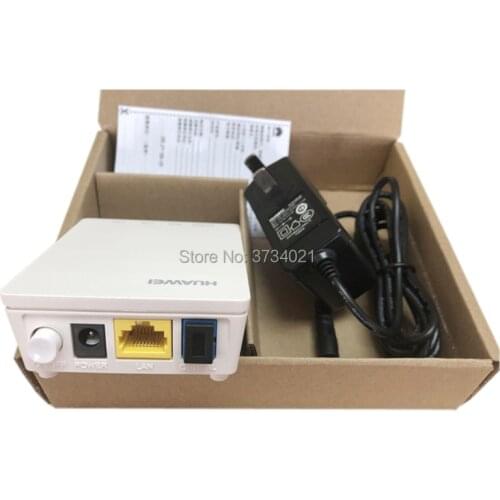 Free Shipping huawei echolife hg8010h epon onu ont 1GE fiber optic router english firmware bridge mode hg8010h epon onu terminal