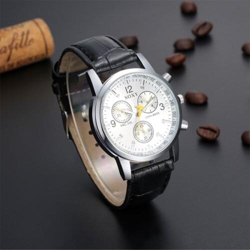 New SOXY Luxury Brand Quartz Watch Men Wrist Watches Fashion Leather Sport Casual Watch Hombre Hour Clock relogio masculino