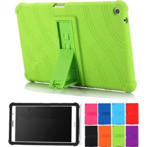 Case For Funda Huawei Media Pad Mediapad T3 8 KOB-L09 KOB-W09 8.0 Tablet Cases Soft Silicone Shockproof Stand Cover Case