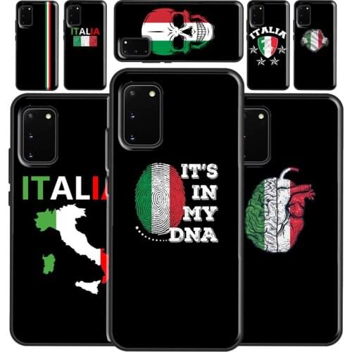 Italy Italia National Flag Case For Samsung Galaxy S8 S9 S10 S20 S21 Plus Note 20 Ultra Note 10 Plus S20 FE Cover