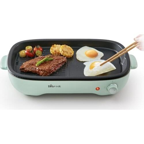 Electric oven home smokeless barbecue Korean barbecue dish Electric baking tray barbecue pot BBQ oven Teppanyaki