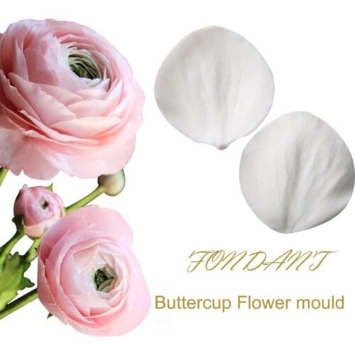 Peony Flower Petal Shape Silicone Mold Flower Leaf Making Cake Decorating Tools Cake Decorative Baking Mould DIY Fondant Mold