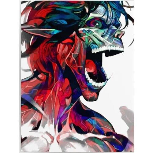 HD Prints Attack on Titan Canvas Painting Wall Art Eren Jaeger Poster Home Decor Bedside Background Modular Anime Pictures Frame