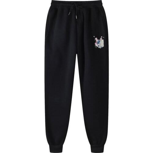 Anime Attack on Titan Mens Joggers Brand Trousers Casual Sweatpants Jogger Jogging Homme Fitness Workout Running Sporting Pants
