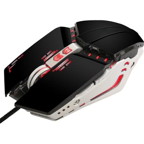 Silent LED Backlight Gamer Mouse 3200 DPI USB 7 Buttons Gaming Mouse Ergonomic Gaming Mouse For E-Sports Game Computer