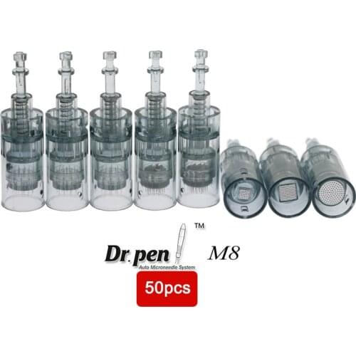 50pcs Nano Micro Needle For Dr Pen Ultima M8 Replacement Cartridges Facail Scar Acne Removal Skin Therapy Face Care Beauty Tool