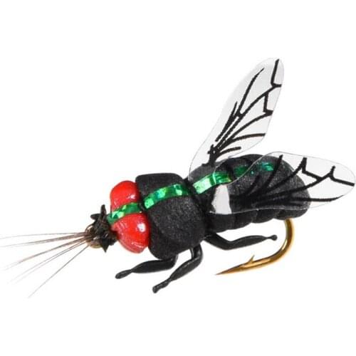 New Portable Treble Hooks Artificial Fly Trout New Arrival Fishing Lures Bee Ant Bionic Bait Insect Crank