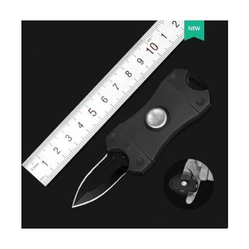New Fidget Spinner Multi-Function Portable Folding Knife Outdoor Hand Spinner EDC Mini Self-Defense Tools Collect Saber Gift