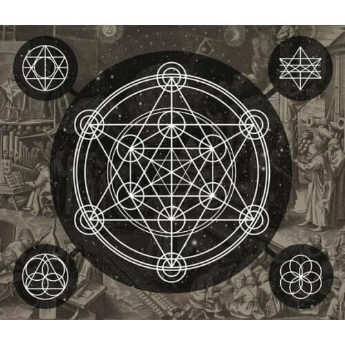 New Sacred Geometry Geometric Tapestry Wall Hanging Home Decor