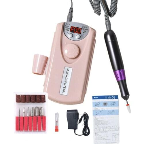 CN-plug Nail Grinder Rechargeable Nail Polishing ABS Electric Nail Polish Pen Machine Nail File Polisher Nail Art Tools
