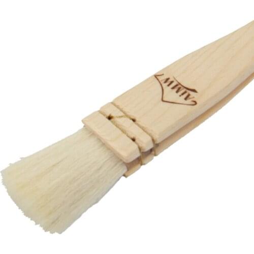 Barbecue Tools Wool Brush Wooden Handle Pastry Bread Butter Brush Cooking Basting Roast Meat Kitchen Tool BBQ Utensil Safety