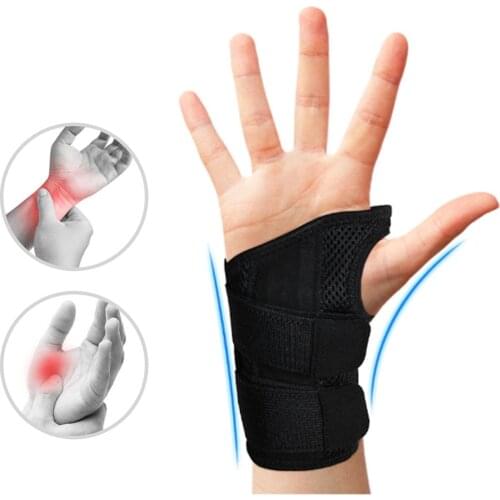 Adjustable Wrist Support Brace for Carpal Tunnel Arthritis and TendinitisWrist Compression Wrap Pain Relief Protector Men Women