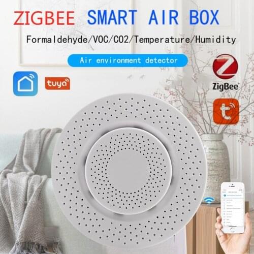Smart Wireless Doodle Air Box Smart Life App Zigbee Smart Air Purifier Humidifier Intelligent Air Detector Alexa Google Home
