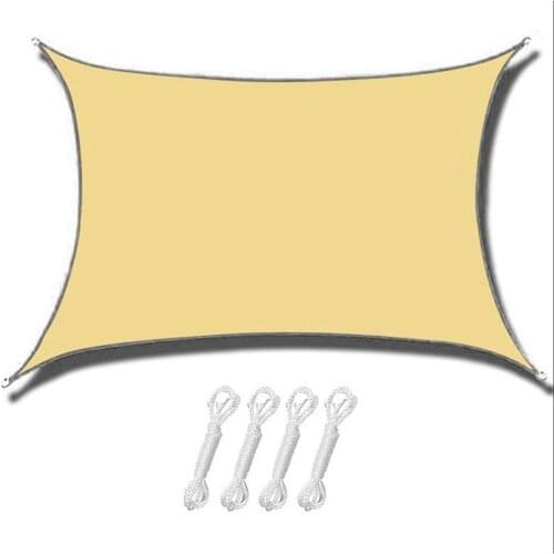 Waterproof Sunshade Sun Shade Sail Garden Terrace Canopy Swimming Sun Shade Outdoor Awings Camping Beach Sai Sun