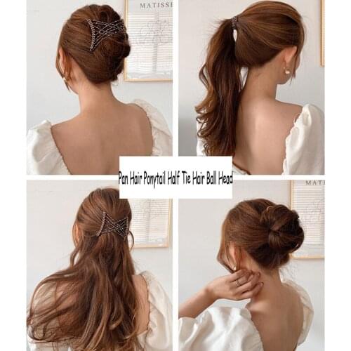 1Pcs Pearls Hair Clips Pin for Women Fashion Geometric Barrettes Headwear Girls Sweet Hairpins Hair Accessories Simple Hair Comb